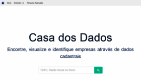 What Casadosdados.com.br website looked like in 2021 (2 years ago)
