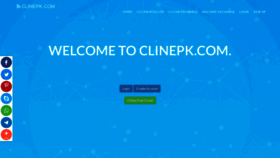 What Clinepk.com website looked like in 2021 (2 years ago)