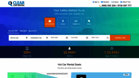 What Clearcarrental.com website looked like in 2021 (2 years ago)