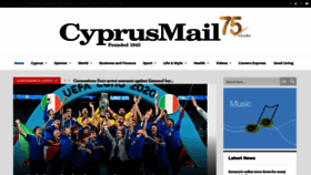 What Cyprus-mail.com website looked like in 2021 (2 years ago)