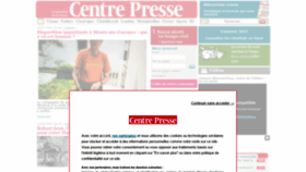 What Centre-presse.fr website looked like in 2021 (2 years ago)