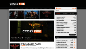 What Crossfire.nu website looked like in 2021 (2 years ago)