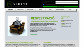 What Cs-sprint.hu website looked like in 2021 (2 years ago)