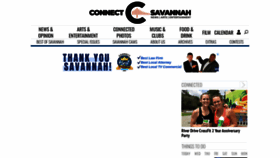 What Connectsavannah.com website looked like in 2021 (3 years ago)