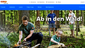 What Coopzeitung.ch website looked like in 2021 (2 years ago)