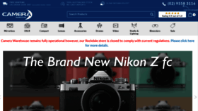 What Cameras.net.au website looked like in 2021 (2 years ago)