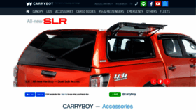 What Carryboy.com website looked like in 2021 (2 years ago)
