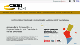 What Ceei-elche.com website looked like in 2021 (2 years ago)