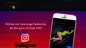 What Club390.com website looked like in 2021 (2 years ago)