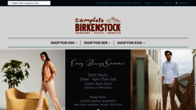What Completebirkenstock.com website looked like in 2021 (2 years ago)