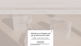 What Casadei.com website looked like in 2021 (2 years ago)