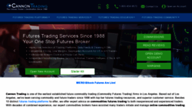 What Cannontrading.com website looked like in 2021 (2 years ago)