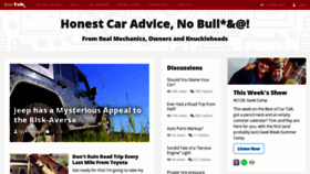 What Cartalk.com website looked like in 2021 (2 years ago)