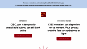 What Cibc.com website looked like in 2021 (2 years ago)