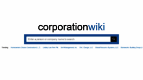 What Corporationwiki.com website looked like in 2021 (2 years ago)