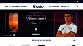 What Condor.dz website looked like in 2021 (2 years ago)