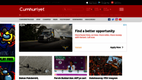 What Cumhuriyet.com.tr website looked like in 2021 (2 years ago)