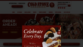 What Coldstonecreamery.com website looked like in 2021 (2 years ago)