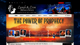 What Christinprophecy.org website looked like in 2021 (2 years ago)