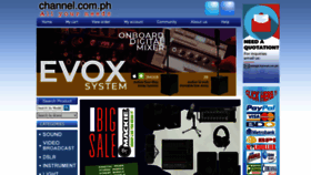 What Channel.com.ph website looked like in 2021 (2 years ago)