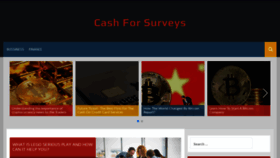 What Cash-for-surveys.com website looked like in 2021 (2 years ago)