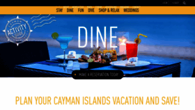 What Caymanactivityguide.com website looked like in 2021 (2 years ago)