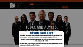 What Chainlaw.com website looked like in 2021 (2 years ago)