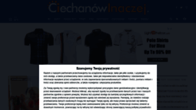 What Ciechanowinaczej.pl website looked like in 2021 (2 years ago)