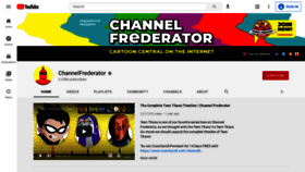 What Channelfrederator.com website looked like in 2021 (2 years ago)