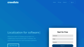 What Crowdlate.net website looked like in 2021 (4 years ago)