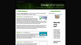 What Cheapaftershaves.co.uk website looked like in 2021 (2 years ago)