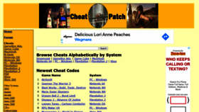 What Cheatpatch.com website looked like in 2021 (2 years ago)