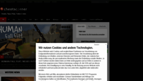 What Cheatscorner.de website looked like in 2021 (2 years ago)