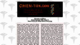 What Chem-tox.com website looked like in 2021 (2 years ago)