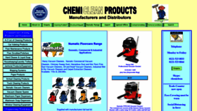 What Chemiclean.co.uk website looked like in 2021 (2 years ago)
