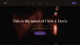 What Chrisjdavis.org website looked like in 2021 (2 years ago)