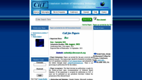 What Ciitresearch.org website looked like in 2021 (2 years ago)
