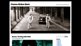 What Cinemastrikesback.com website looked like in 2021 (2 years ago)