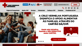 What Cruzvermelha.pt website looked like in 2021 (2 years ago)