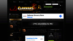 What Clanwars.cc website looked like in 2021 (2 years ago)