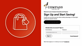 What Compassgroup.perkspot.com website looked like in 2021 (2 years ago)