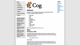What Cogx.org website looked like in 2021 (4 years ago)