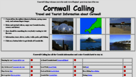 What Cornwall-calling.co.uk website looked like in 2021 (2 years ago)