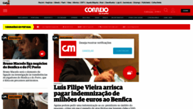 What Correiodamanha.pt website looked like in 2021 (2 years ago)