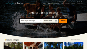 What Cottagerental.com website looked like in 2021 (2 years ago)