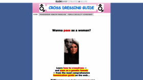What Cross-dressing-guide.com website looked like in 2021 (2 years ago)