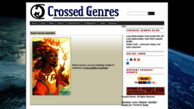 What Crossedgenres.com website looked like in 2021 (2 years ago)