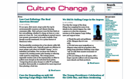 What Culturechange.org website looked like in 2021 (2 years ago)