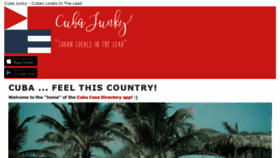 What Cuba-junky.com website looked like in 2021 (2 years ago)