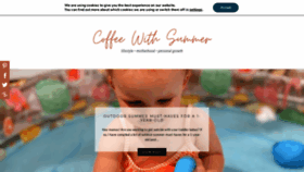 What Coffeewithsummer.com website looked like in 2021 (2 years ago)
